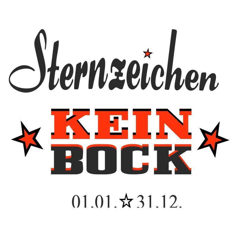 Asterisk Kein Bock Calendrier Annuel