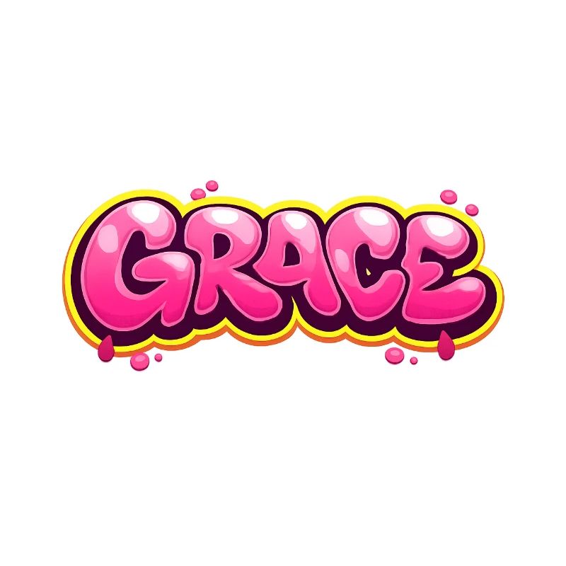 GRACE GRAFFITI NAME FOR PERFECT GIFT PRINTABLE on 