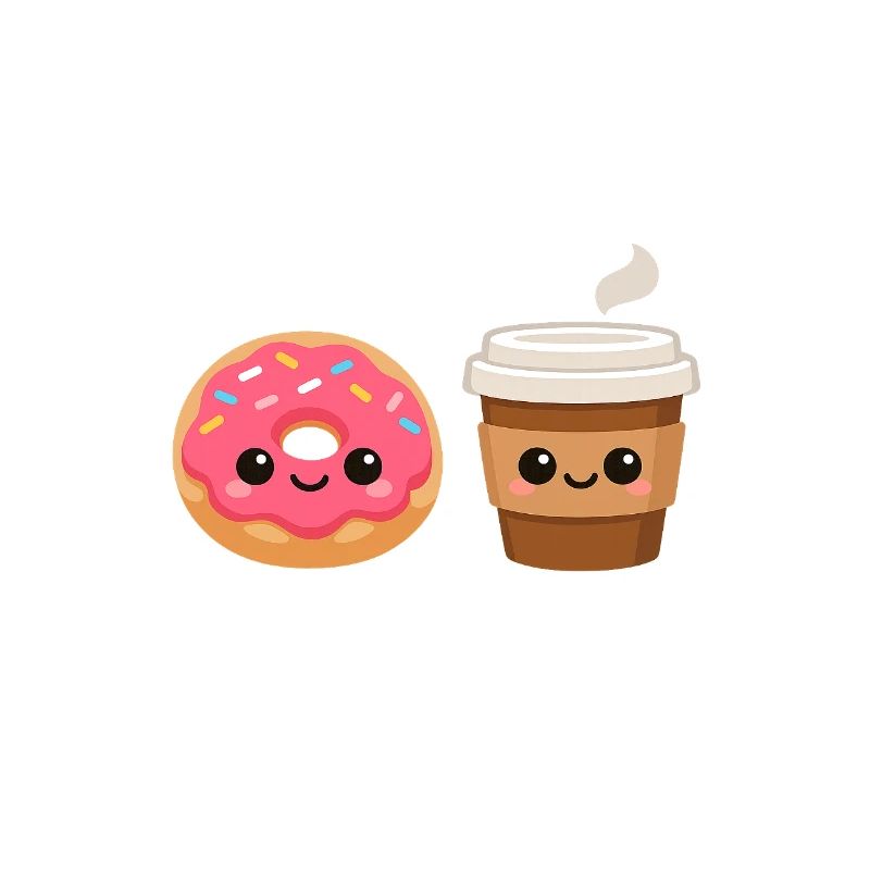 Donut- und Kaffeefreunde