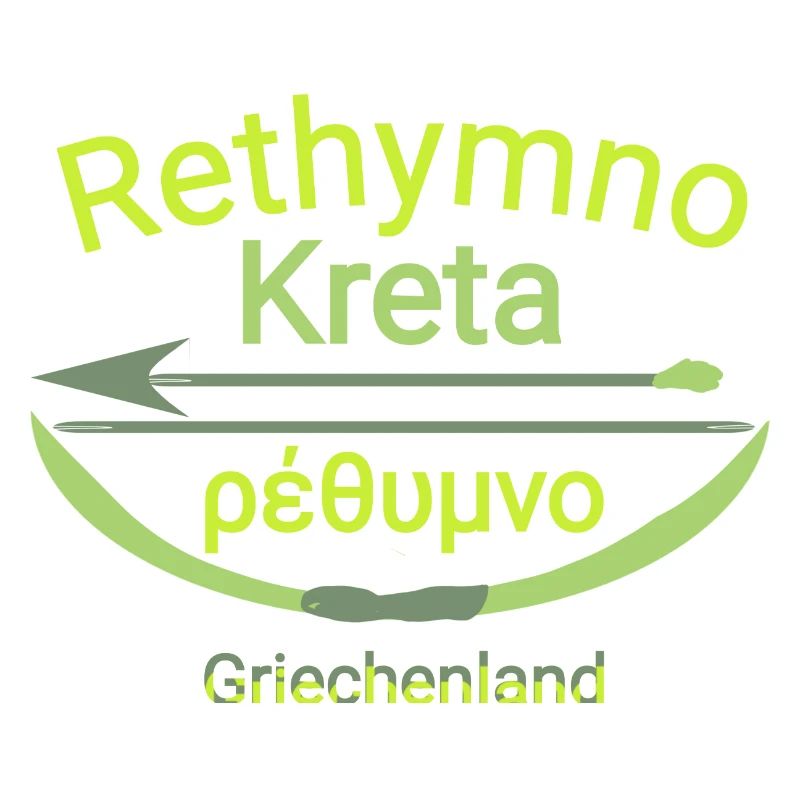 Réthymnon Crète avec arc et flèche Tendance cool
