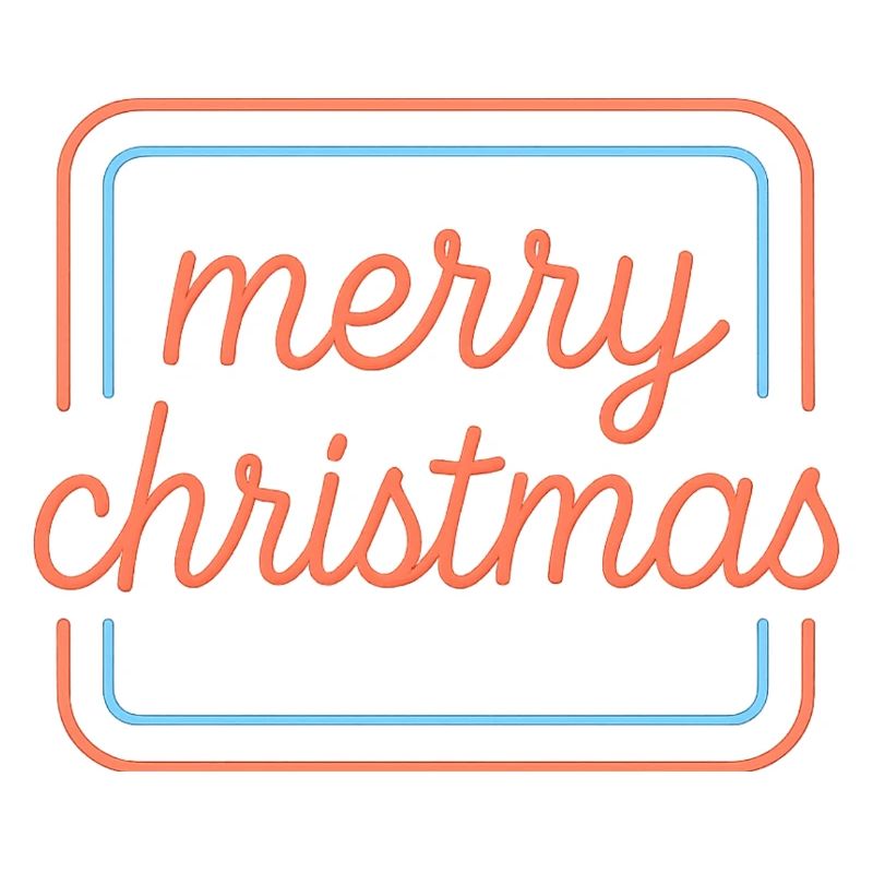 Lettrage Joyeux Noël Néon