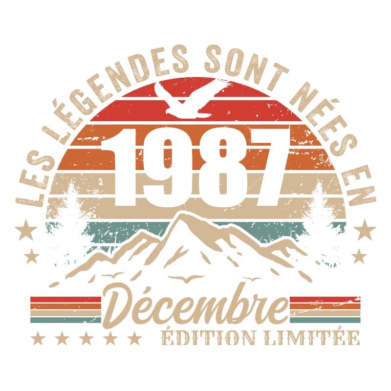 Retro December 1987 - 38 Years Gift