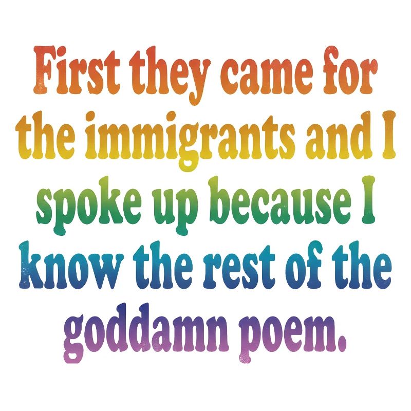 Rainbow Courage Quote Tee