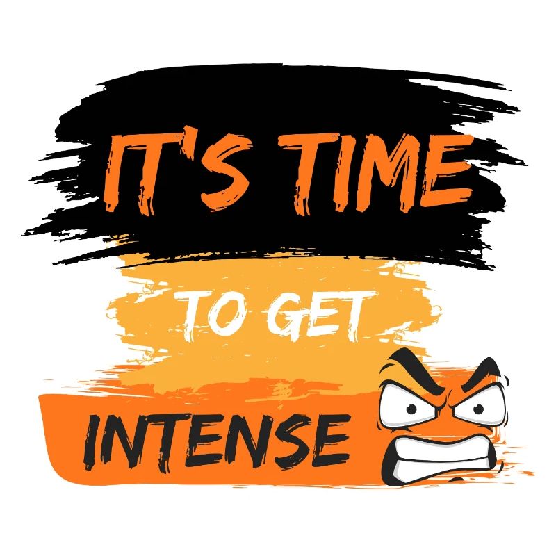 It's time to get intense t-shirt design.