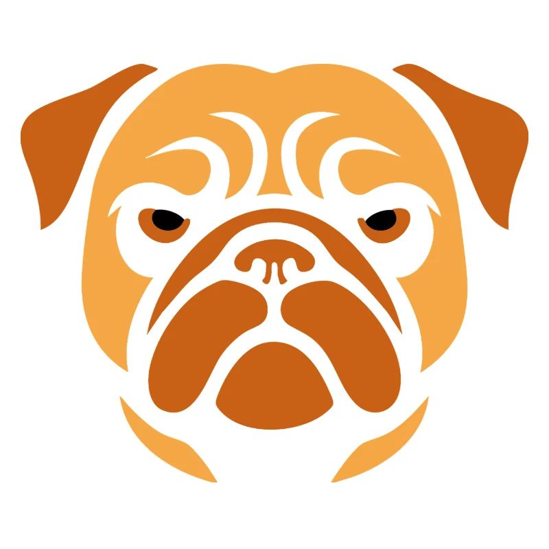 Mops , Hundekopf