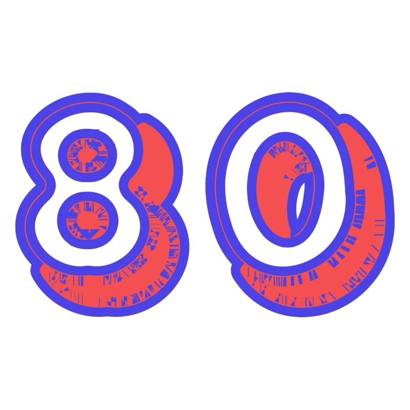 80. 80 YEARS. 80th ANNIVERSARY. 80TH BIRTHDAY.