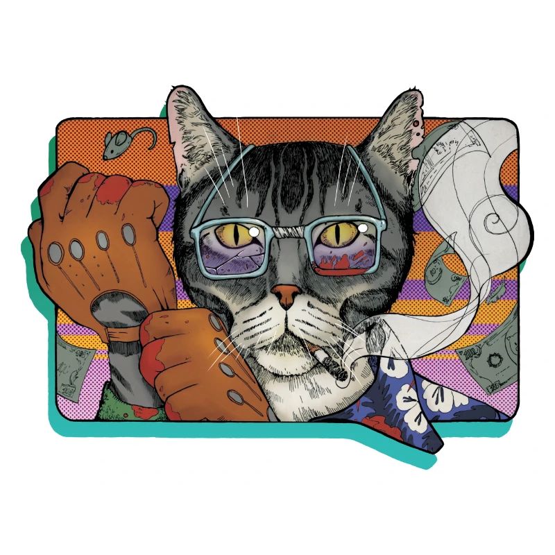 Verbrechen Katze