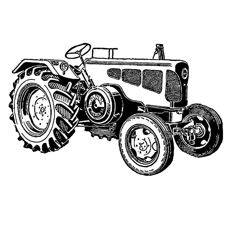 Gamle traktor