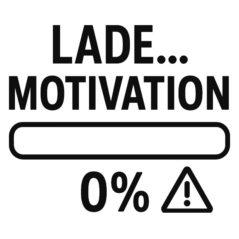 Barre de motivation à zéro