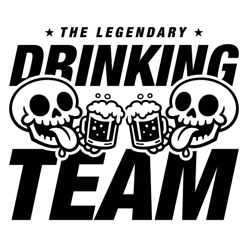 Drinking Team Skelett Bier