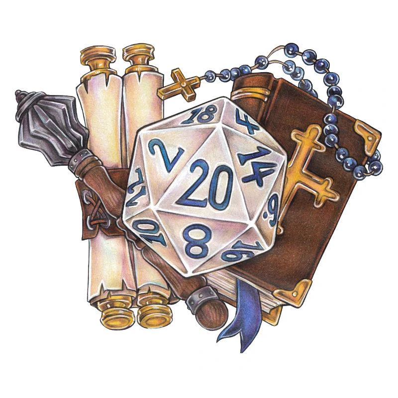 Clerc de dés de table RPG D20 Cadeau