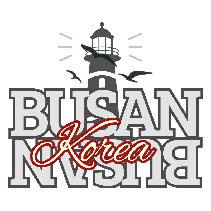 Conception typographique du phare de Busan, Corée