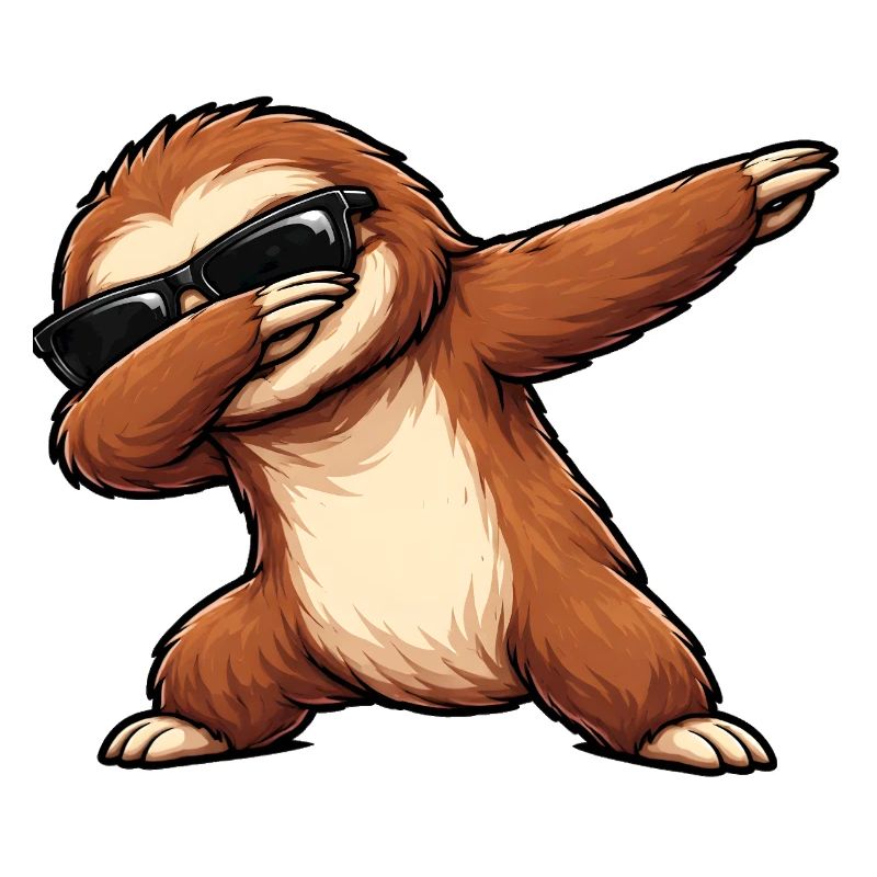 Dabbing Faultier