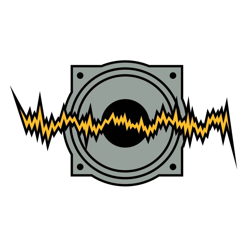 woofer basse techno rythme sonore de boîte à