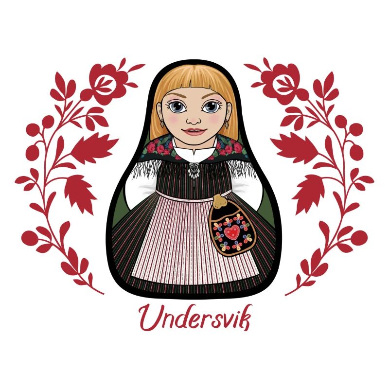 UndervikStinta avec des fleurs