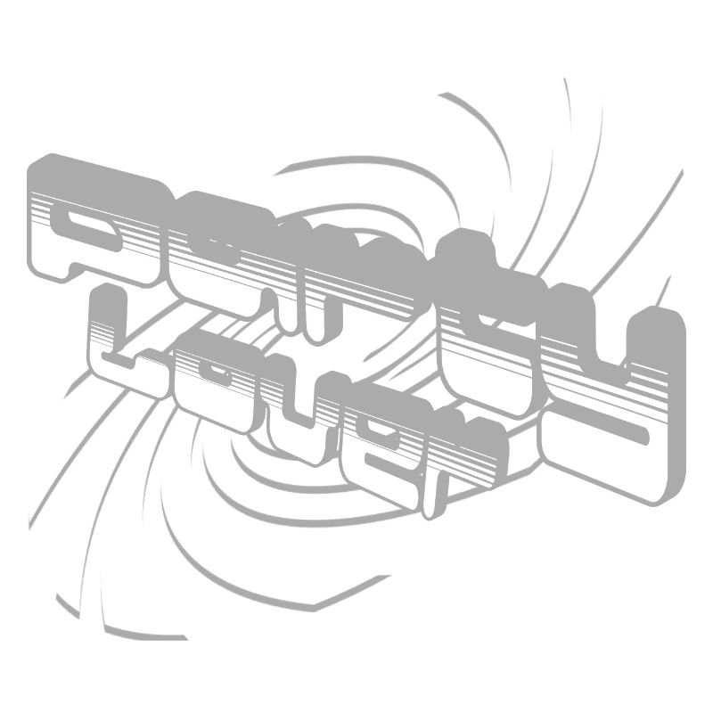 Conception de polices 3D Sound Waves
