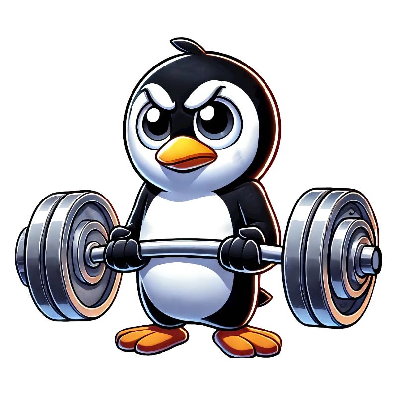 Strong Penguin Workout Dumbbell Strength Training
