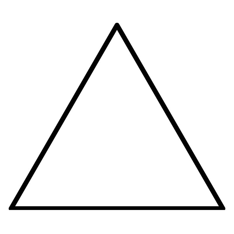 Triangle symbolique équilatéral