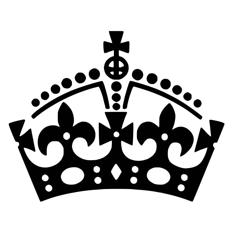 Keep Calm Krone / crown