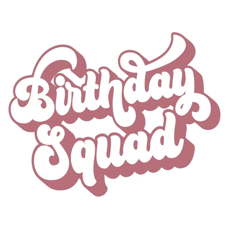 Birthday Squad Matching Group Birthday Party Gift