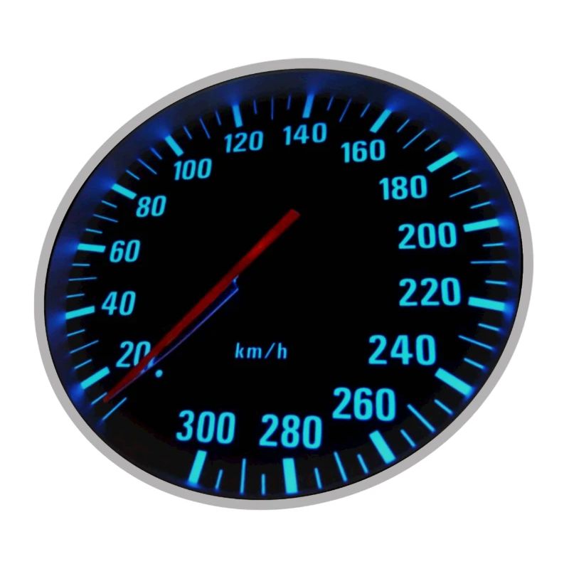 Blue Speedmeter, Tacho - Design