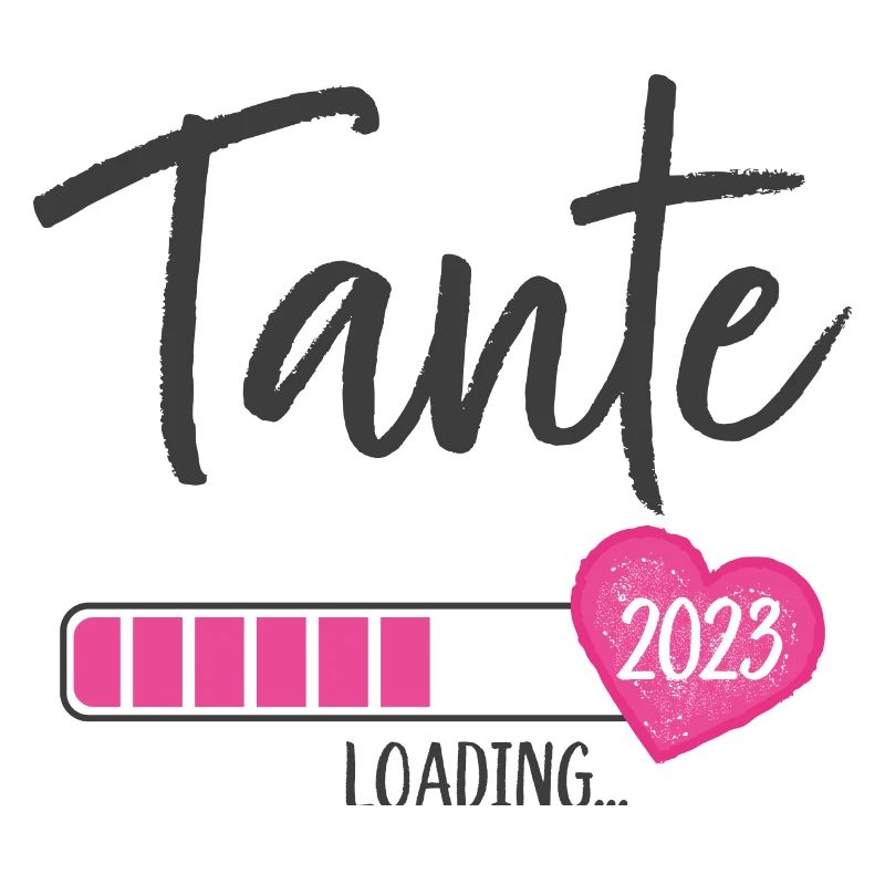 Tante Loading 2023 Herz Nichte Mädchen