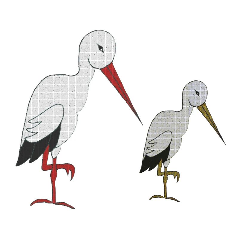 stork with child