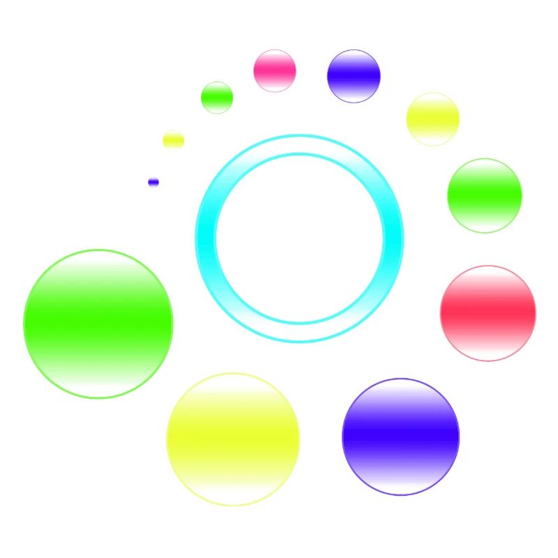 Neon Orbit Ringburst