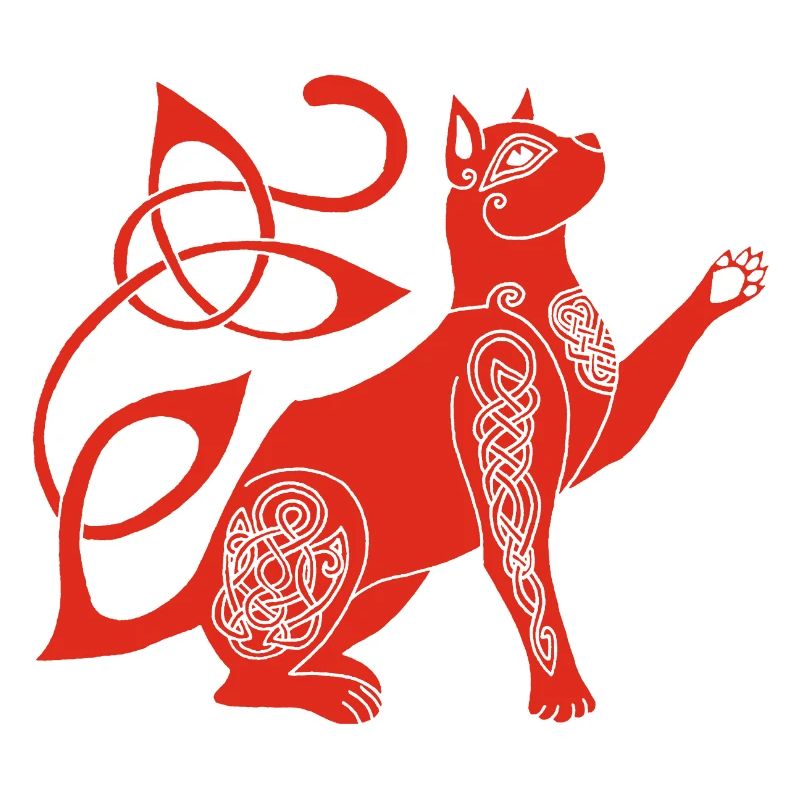 Celtic Red Cat