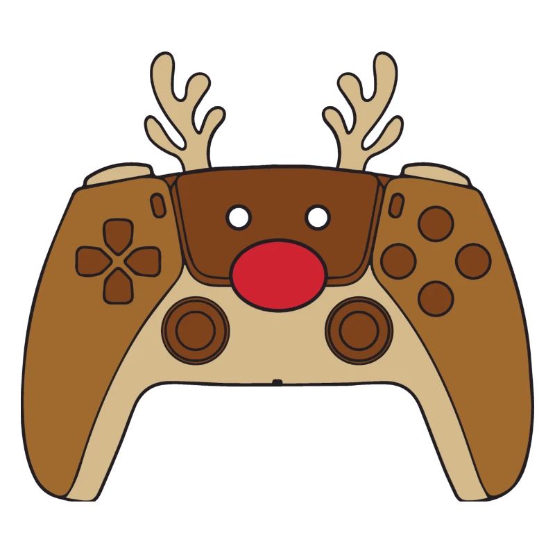 Reindeer Video Game Controller Christmas Player