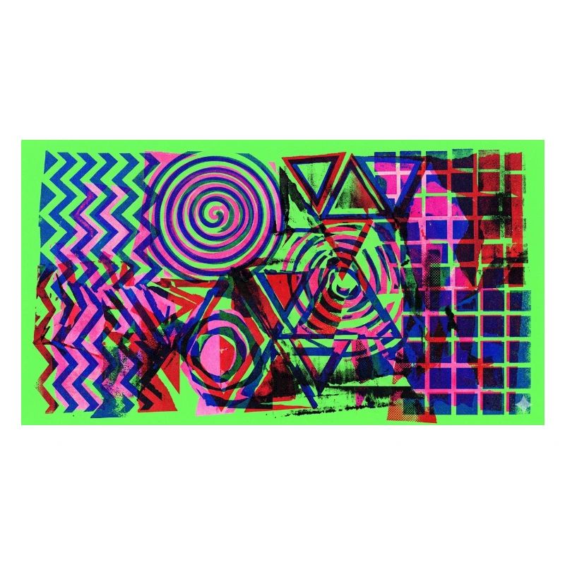 Neon Geometry Chaos
