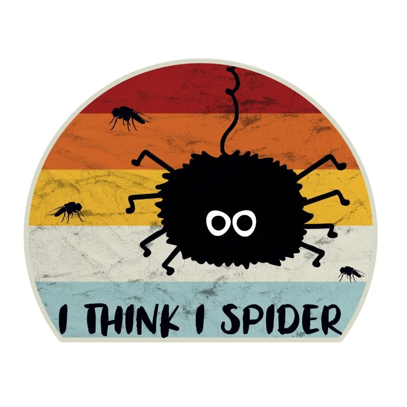 I Think I Spider Retro Ich Glaub Ich Spinne Fliege