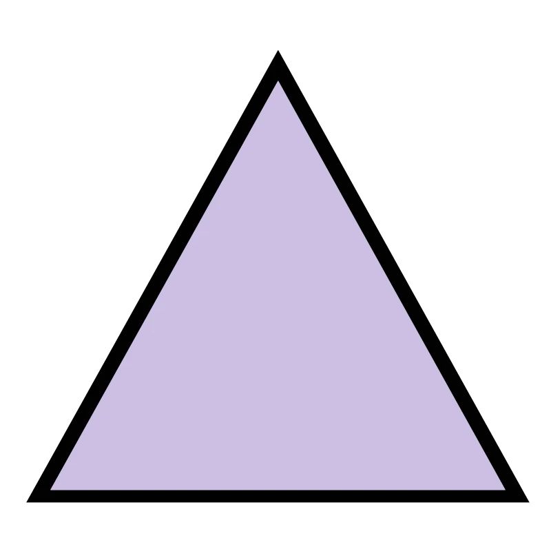 hipster triangle dreieck form