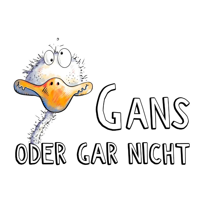 Gans Oder Gar Nicht I Gänse Wortspiel