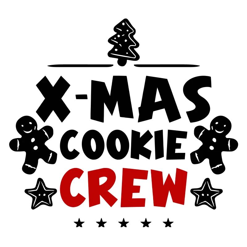 Équipe de cuisson des biscuits de Noël