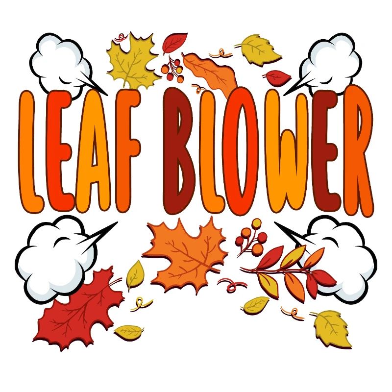 Leaf Blower Autumn Tee