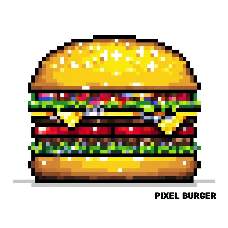 Pixel Hamburger