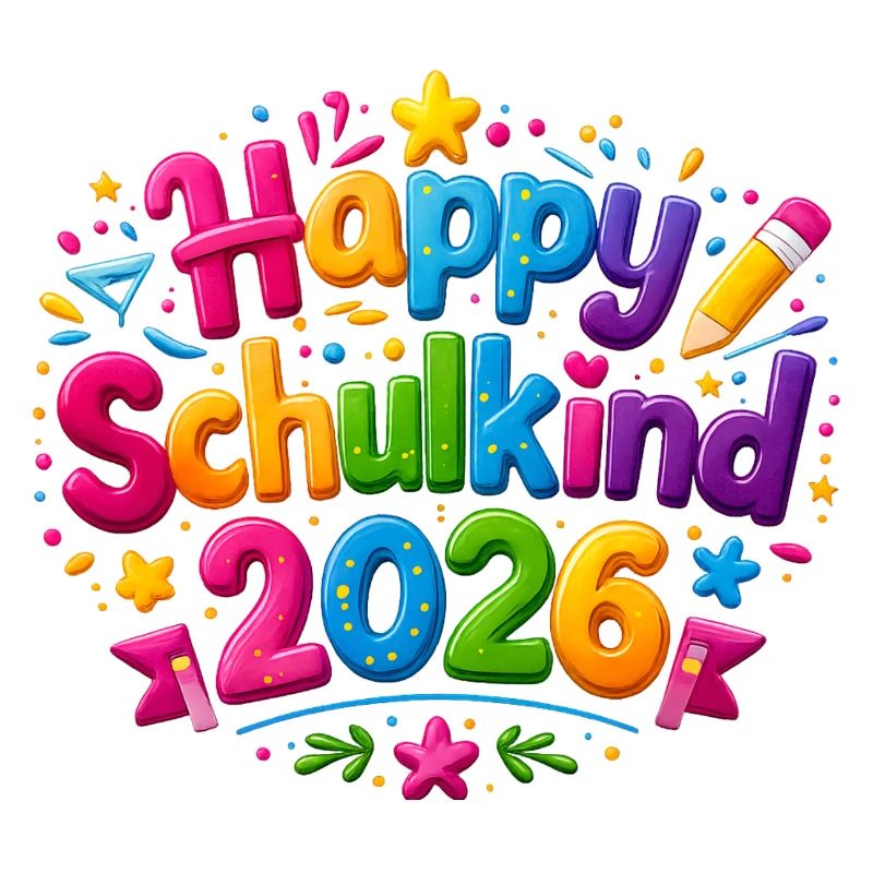 Happy Schulkind 2026 Einschulung