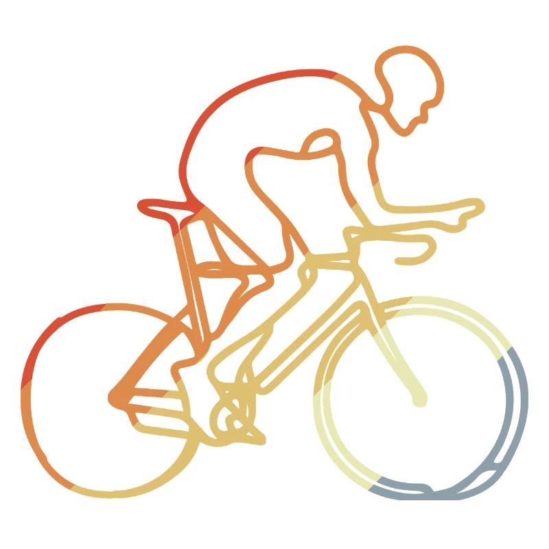 Vintage Radfahrer