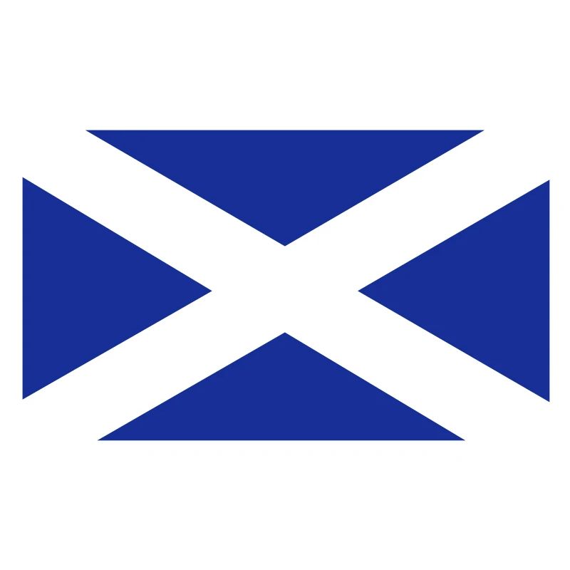 Écossais drapeau d'une couleur