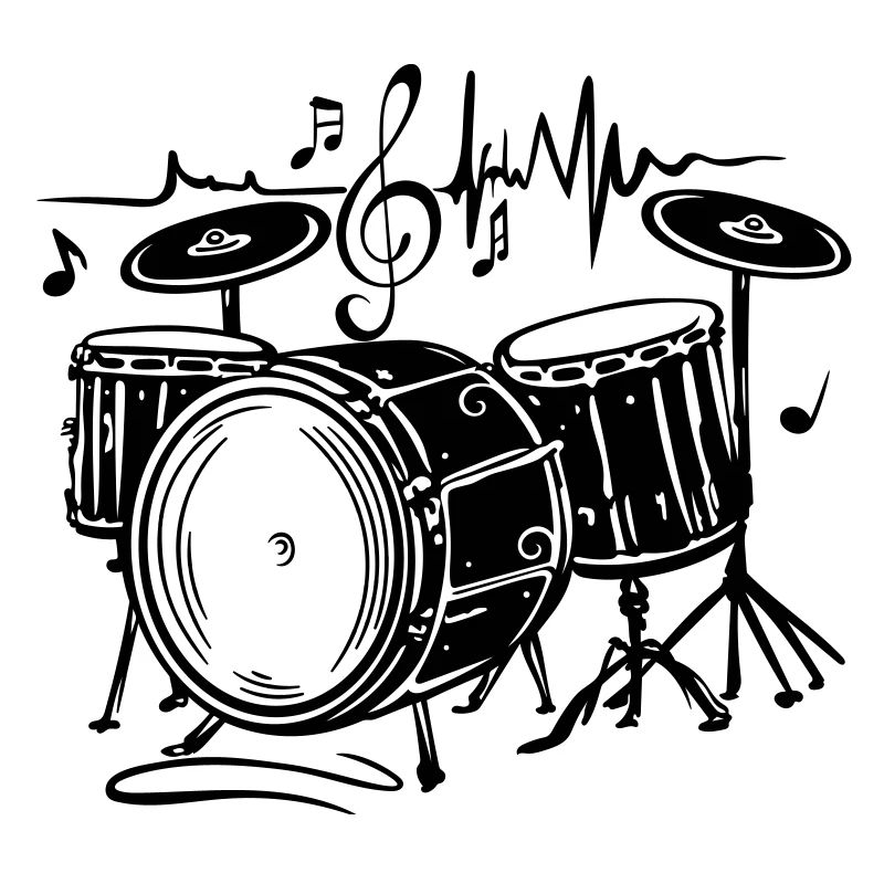 Drums Drums with heartbeat