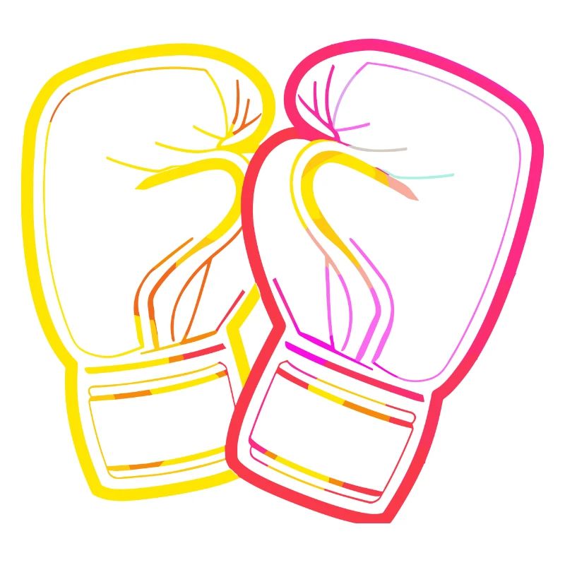 Dessin de gants de boxe