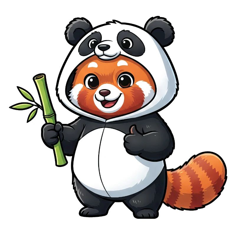 Cute Panda Fox Carnival Costume Carnival