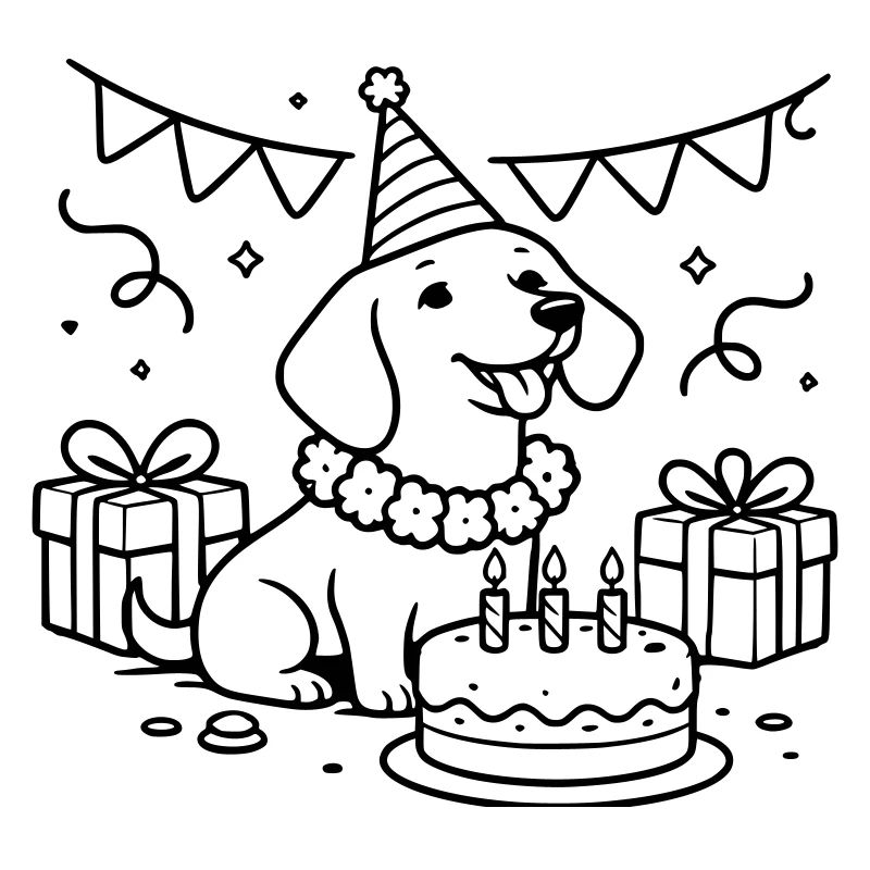 Geburtstag Dackel Torte Kinder 