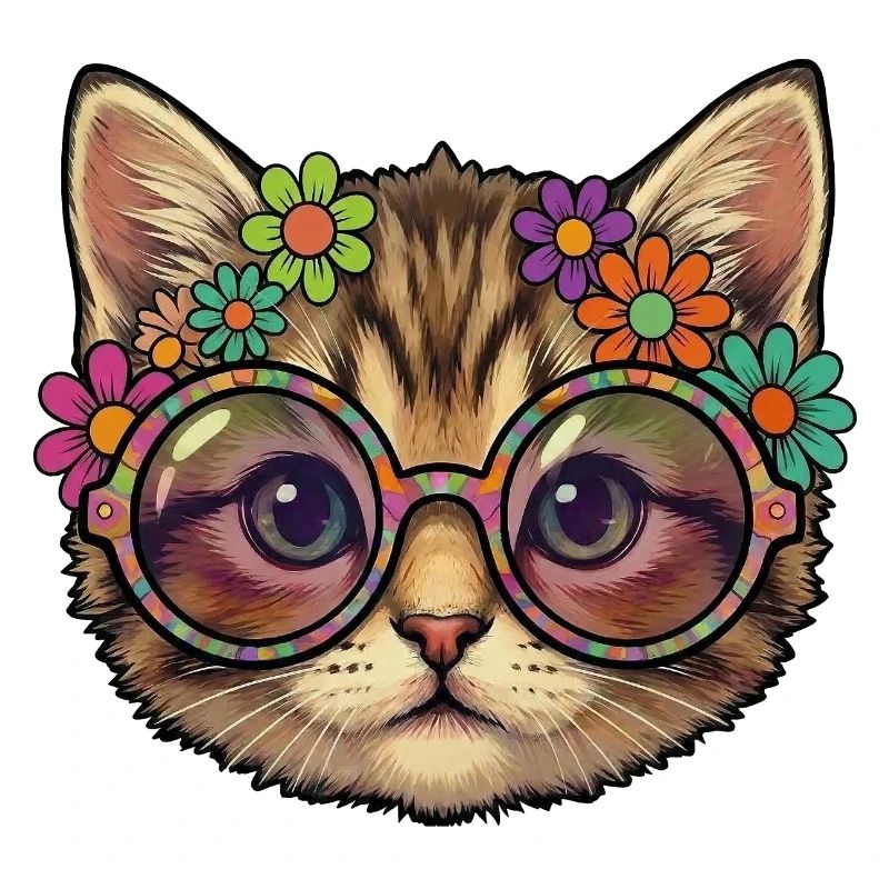 Hippie Kitten Cat
