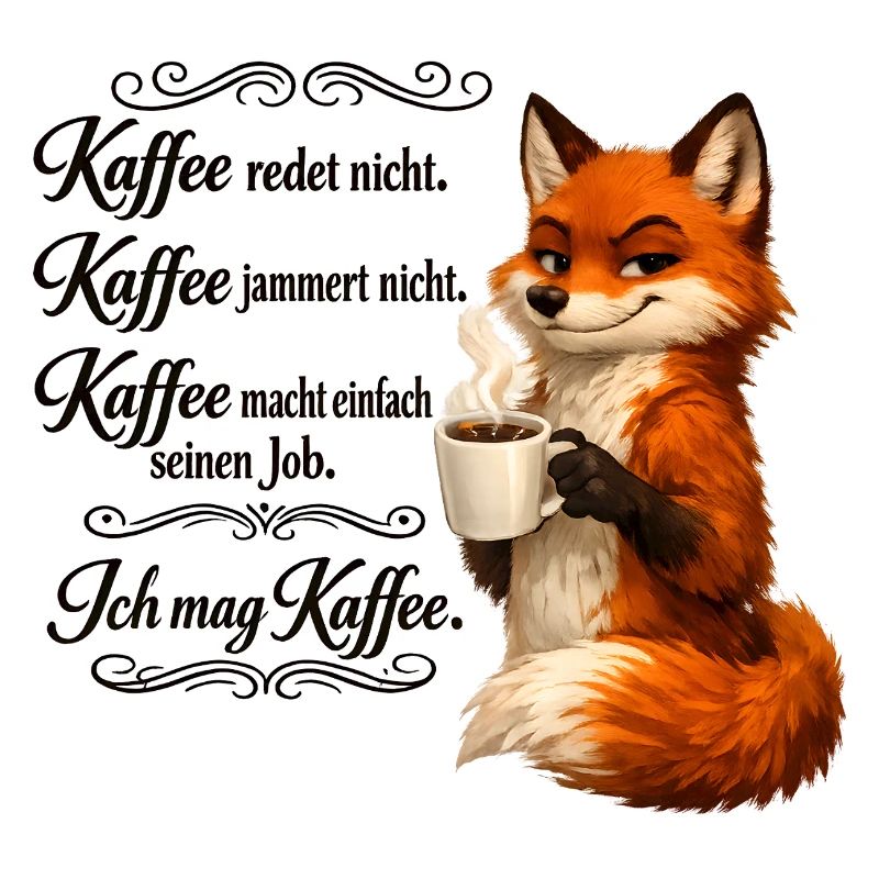 Kaffee Redet Nicht Kaffee Jammert Nicht Fuchs