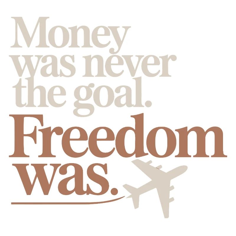Objectif financier Esprit de liberté Entrepreneur Liberté