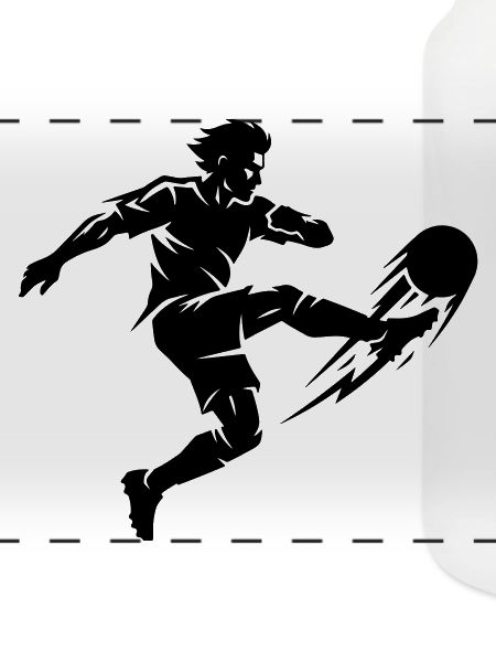 Fussballer Silhouette