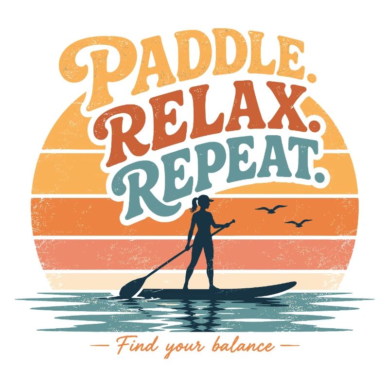 Paddle Relax Repeat SUP Shirt