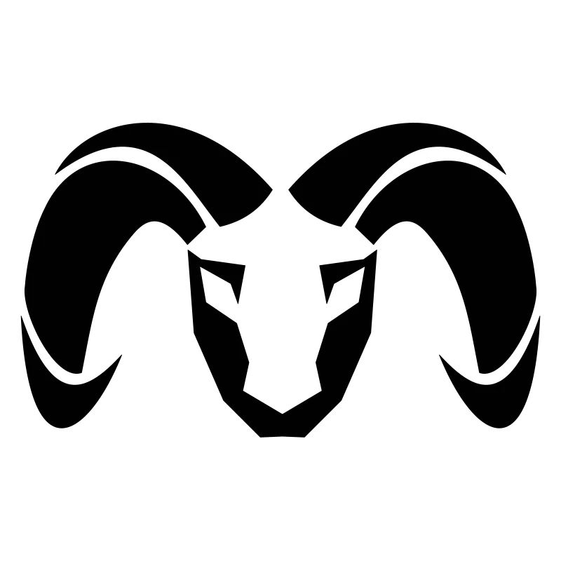 Simple & cool ram mask